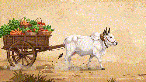 Village Grocery Cart